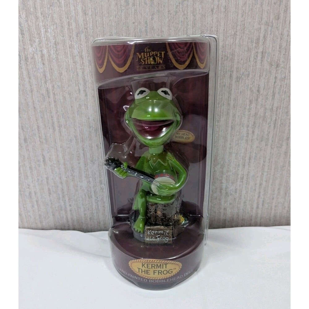 The Muppets Show 25 years Kermit the Frog Bobblehead New